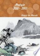 Poésie 2011 - 2013