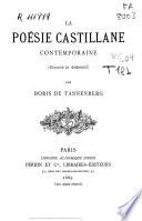Poésie castillane contemporaine