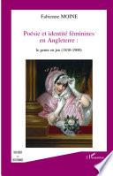 Poésie et identité féminines en Angleterre