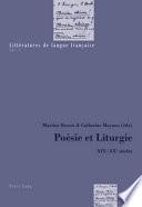 Poésie et liturgie