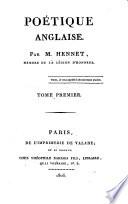 Poésie, versification [etc