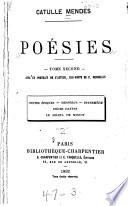 Poésies: Contes épiques. Hespérus. Intermède. Pièces datées. Le soleil de minuit
