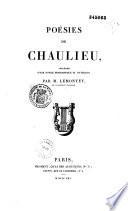 Poésies de Chaulieu [et du Marquis de La Fare]
