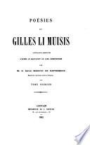 Poésies de Gilles li Muisis