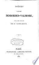 Poésies de Madame Desbordes-Valmore