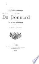 Poésies diverses du chevalier de Bonnard