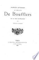 Poésies diverses du chevalier de Boufflers
