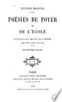 Poésies du foyer et de l'école