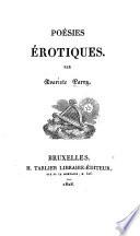 Poésies érotiques