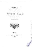 Poesies et lettres facetieuses. Notice biobibliogr. par Georges Lecocq
