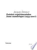 Poésies expérimentales, zone numérique (1953-2007)
