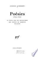 Poésies