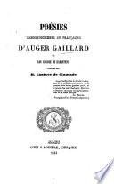 Poesies Languedociennes et Françaises d'A. G. dit Lou Roudié de Rabastens, publiées par G. de Clausade