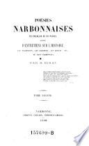 Poésies narbonnaises en français ou en patois