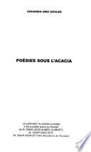 Poésies sous l'acacia
