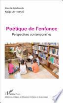 Poétique de l'enfance