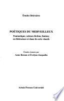 Poétiques du merveilleux