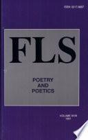 Poetry and poetics