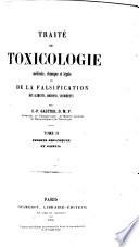 Poisons organiques et gazeux