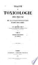 Poisons organiques et gazeux