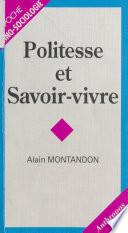 Politesse et savoir-vivre
