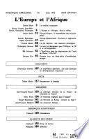 Politique africaine
