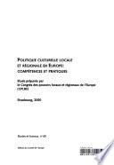 Politique culturelle locale et régionale en Europe