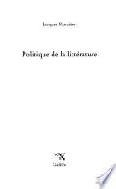 Politique de la littérature