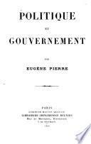 Politique et gouvernement