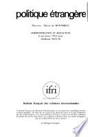 Politique étrangère