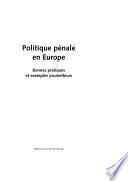 Politique pénale en Europe