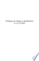 Politiques de change et globalisation
