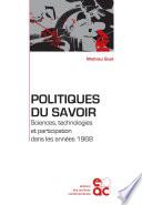 Politiques du savoir
