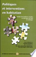 Politiques et interventions en habitation
