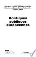 Politiques publiques européennes