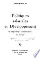Politiques salariales et développement en République démocratique du Congo