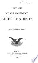 Politische Correspondenz Friedrich's des Grossen ...: 1759