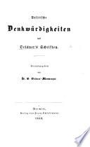 Politische Denkwürdigkeiten aus Oelsner's Schriften. Herausgegeben von G. Oelsner-Monmerqué