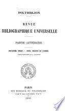 Polybiblion