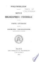 Polybiblion