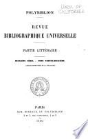 Polybiblion