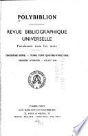 Polybiblion