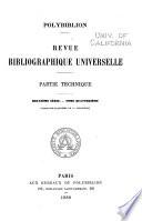 Polybiblion