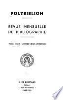 Polybiblion