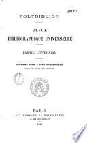 Polybiblion