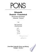 PONS Idiomatik deutsch-französisch