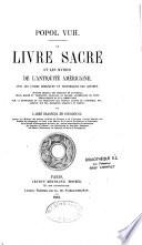 Popol Vuh. Le livre sacré et les mythes de l'antiquité américaine