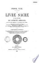Popol Vuh. Le livre sacré et les mythes de l'antiquité américaine