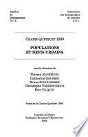 Populations et défis urbains