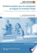 Portfolio européen pour les enseignants en langues en formation initiale